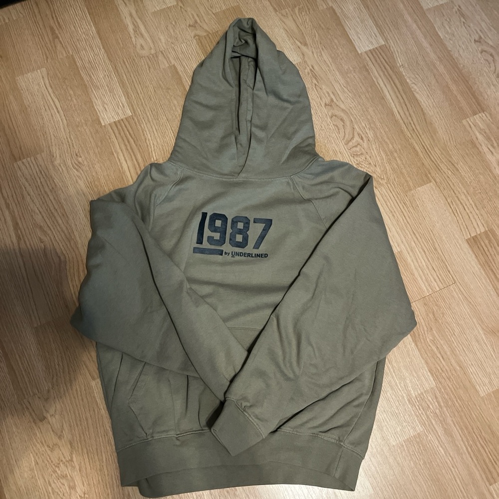 Olive Green 1987 Hoodie for Men